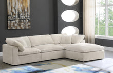 Load image into Gallery viewer, Cozy Cream Velvet Cloud Modular Sectional
