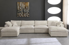 Load image into Gallery viewer, Cozy Cream Velvet Cloud Modular Sectional
