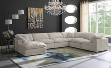 Load image into Gallery viewer, Cozy Cream Velvet Cloud Modular Sectional
