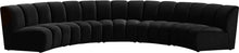Load image into Gallery viewer, Infinity Black Velvet 5pc. Modular Sectional
