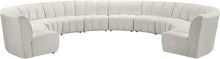 Load image into Gallery viewer, Infinity Cream Velvet 10pc. Modular Sectional
