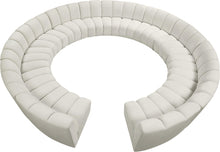 Load image into Gallery viewer, Infinity Cream Velvet 12pc. Modular Sectional
