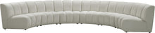 Load image into Gallery viewer, Infinity Cream Velvet 6pc. Modular Sectional
