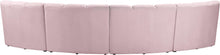 Load image into Gallery viewer, Infinity Pink Velvet 4pc. Modular Sectional

