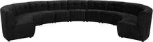 Load image into Gallery viewer, Limitless Black Velvet 11pc. Modular Sectional
