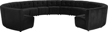 Load image into Gallery viewer, Limitless Black Velvet 13pc. Modular Sectional
