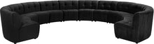 Load image into Gallery viewer, Limitless Black Velvet 12pc. Modular Sectional
