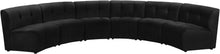 Load image into Gallery viewer, Limitless Black Velvet 6pc. Modular Sectional

