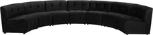 Load image into Gallery viewer, Limitless Black Velvet 7pc. Modular Sectional
