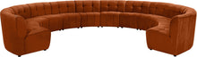 Load image into Gallery viewer, Limitless Cognac Velvet 12pc. Modular Sectional
