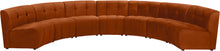 Load image into Gallery viewer, Limitless Cognac Velvet 7pc. Modular Sectional

