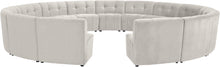 Load image into Gallery viewer, Limitless Cream Velvet 15pc. Modular Sectional
