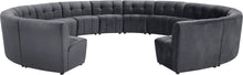 Load image into Gallery viewer, Limitless Grey Velvet 14pc. Modular Sectional
