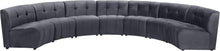 Load image into Gallery viewer, Limitless Grey Velvet 7pc. Modular Sectional
