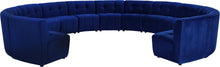 Load image into Gallery viewer, Limitless Navy Velvet 13pc. Modular Sectional
