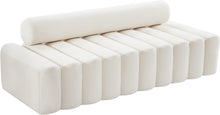 Load image into Gallery viewer, Melody Cream Velvet Sofa
