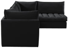 Load image into Gallery viewer, Jacob Black Velvet Modular Sectional
