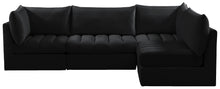 Load image into Gallery viewer, Jacob Black Velvet Modular Sectional
