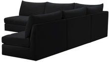 Load image into Gallery viewer, Jacob Black Velvet Modular Sectional
