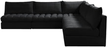 Load image into Gallery viewer, Jacob Black Velvet Modular Sectional
