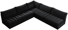 Load image into Gallery viewer, Jacob Black Velvet Modular Sectional
