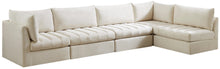 Load image into Gallery viewer, Jacob Cream Velvet Modular Sectional
