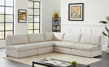 Load image into Gallery viewer, Jacob Cream Velvet Modular Sectional
