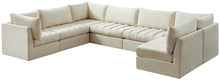 Load image into Gallery viewer, Jacob Cream Velvet Modular Sectional
