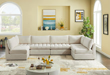 Load image into Gallery viewer, Jacob Cream Velvet Modular Sectional
