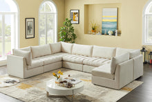 Load image into Gallery viewer, Jacob Cream Velvet Modular Sectional
