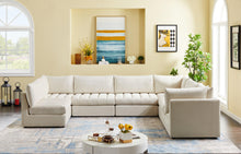 Load image into Gallery viewer, Jacob Cream Velvet Modular Sectional
