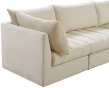 Load image into Gallery viewer, Jacob Cream Velvet Modular Sectional
