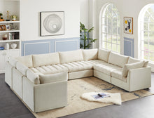 Load image into Gallery viewer, Jacob Cream Velvet Modular Sectional
