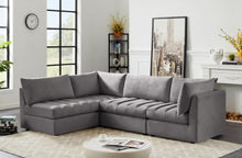 Load image into Gallery viewer, Jacob Grey Velvet Modular Sectional
