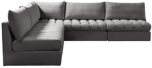 Load image into Gallery viewer, Jacob Grey Velvet Modular Sectional
