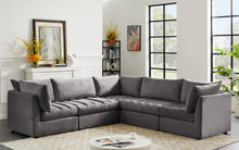 Load image into Gallery viewer, Jacob Grey Velvet Modular Sectional
