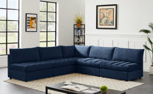 Load image into Gallery viewer, Jacob Navy Velvet Modular Sectional
