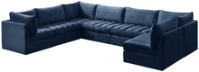 Load image into Gallery viewer, Jacob Navy Velvet Modular Sectional
