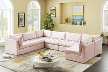 Load image into Gallery viewer, Jacob Pink Velvet Modular Sectional
