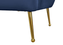 Load image into Gallery viewer, Tori Navy Velvet Loveseat
