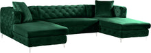 Load image into Gallery viewer, Gail Green Velvet 3pc. Sectional
