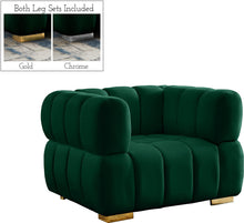 Load image into Gallery viewer, Gwen Green Velvet Chair
