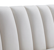 Load image into Gallery viewer, Dixie Cream Velvet Chair
