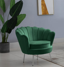 Load image into Gallery viewer, Gardenia Green Velvet Chair
