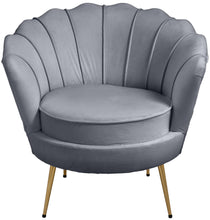 Load image into Gallery viewer, Gardenia Grey Velvet Chair
