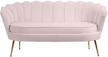 Load image into Gallery viewer, Gardenia Pink Velvet Loveseat
