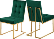 Load image into Gallery viewer, Pierre Green Velvet Dining Chair
