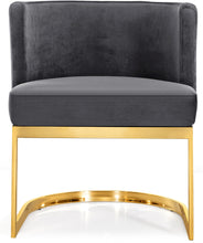 Load image into Gallery viewer, Gianna Grey Velvet Dining Chair
