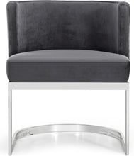 Load image into Gallery viewer, Gianna Grey Velvet Dining Chair
