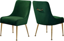 Load image into Gallery viewer, Owen Green Velvet Dining Chair

